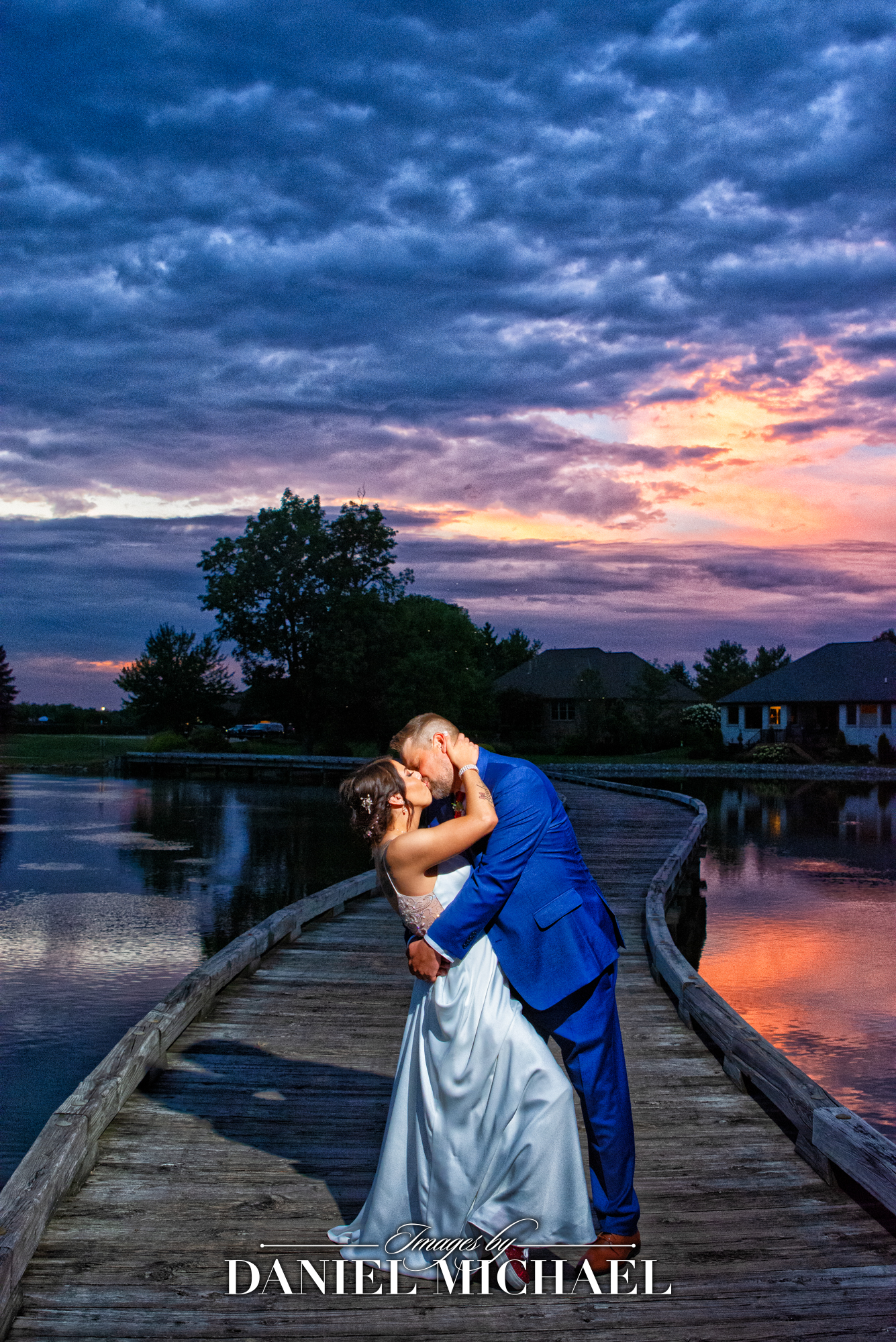Oasis Bridge Sunset Wedding Photography